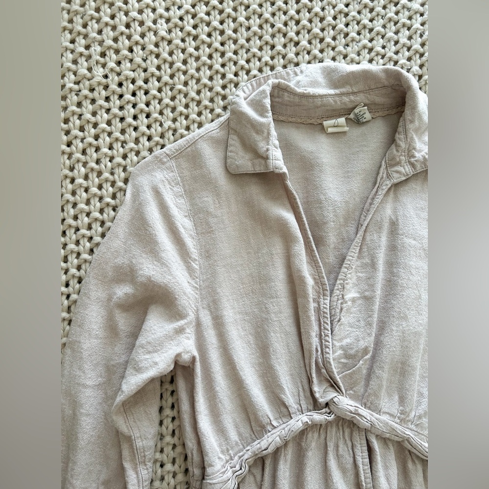 Linen Mini Dress - Picture 2 of 5